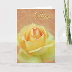 Mama Gelb Rose Karte