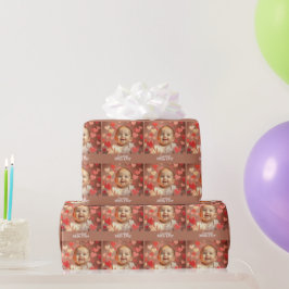 Mama-Geschenk Hinzufügen von Foto und Text Geschenkpapier