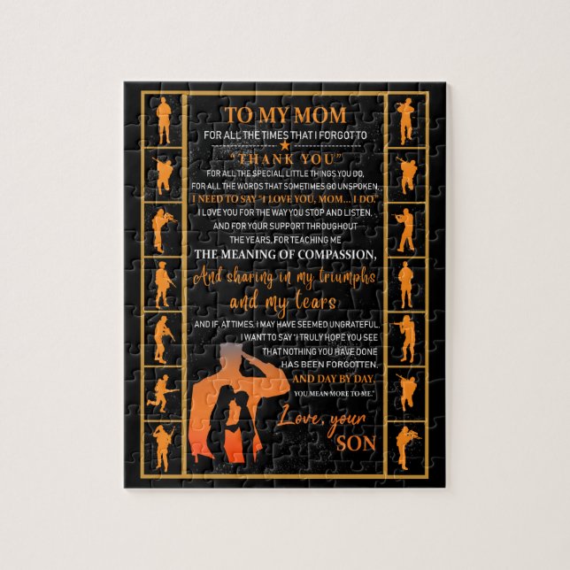 Mama Geschenke | Brief an meine Mama Liebe von Soh (Vertikal)