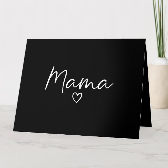 Mama-Geschenke für Frauen Herzmüttertag Karte (Vorderseite)