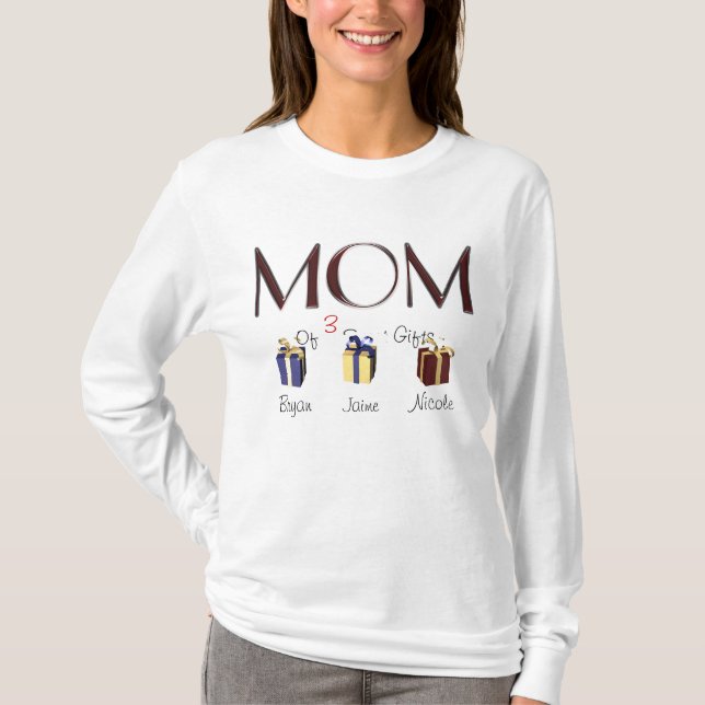 MAMA-GIFTS-T - SHIRT-VORLAGE T-Shirt (Vorderseite)