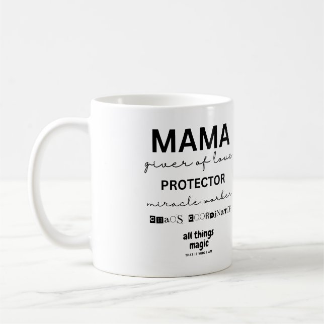 MAMA GIVER DER LIEBE KAFFEETASSE (Links)