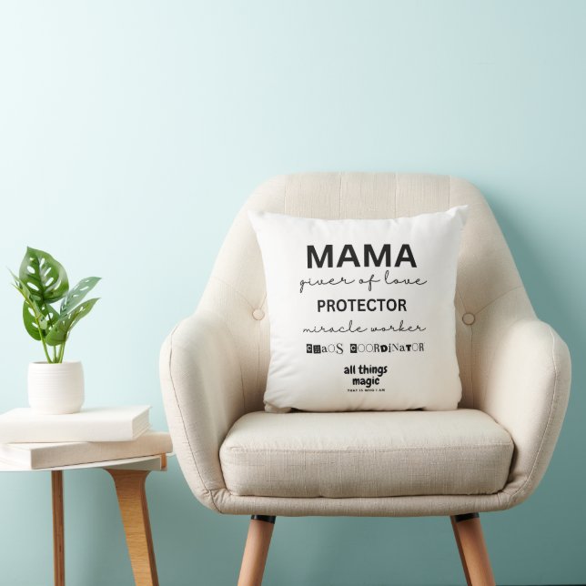 MAMA GIVER DER LIEBE PILLOW KISSEN (Stuhl )