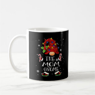 Mama Gnom Büffel Kariert Weihnachtsbaum Licht T-Sh Kaffeetasse