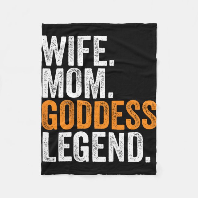Mama Goddess Legend Funny Beruf Office Fleecedecke (Vorderseite)