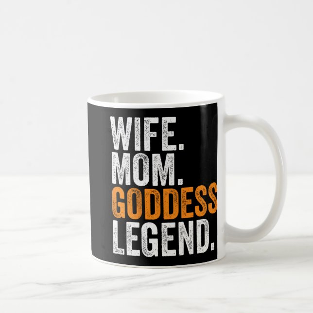 Mama Goddess Legend Funny Beruf Office Kaffeetasse (Rechts)