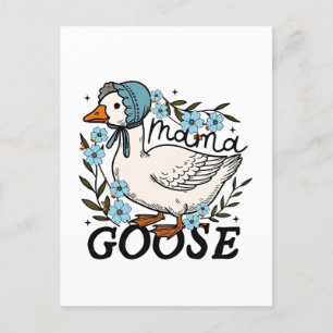Mama Goose Albern Goose Mütter Day Feiertagspostkarte