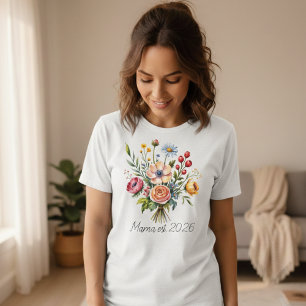 Mama Goose Est Spielend Weibliche Mutterschaft T-Shirt