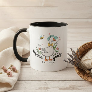 Mama Goose Est süßer Mutterstil Tasse