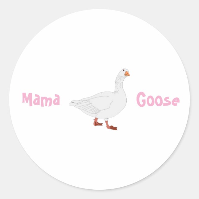 Mama Goose Stickers - Muttertagsgeschenk (Vorderseite)