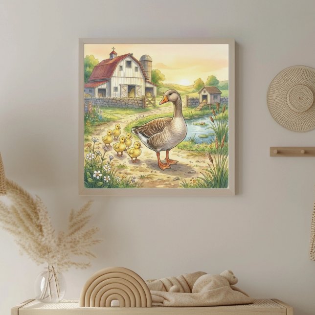 Mama Goose und Gössel Kinderzimmer Poster (Von Creator hochgeladen)