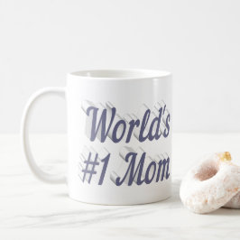 Mama, graue Halbtextkaffee Tasse
