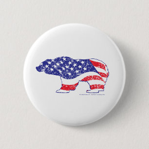Mama Grizzles holt Land zurück Button