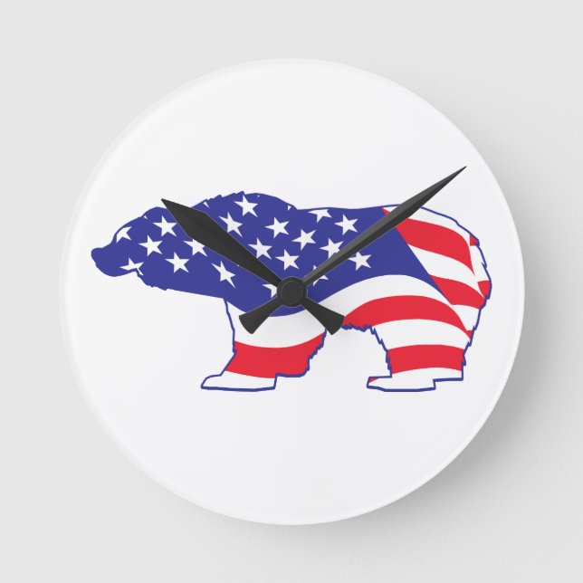 Mama Grizzlie - Horloge grizzly (Recto)