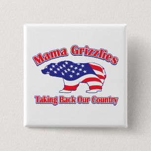 Mama Grizzlies Button