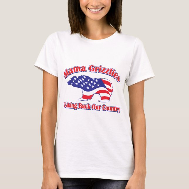 Mama Grizzlies T-Shirt (Vorderseite)