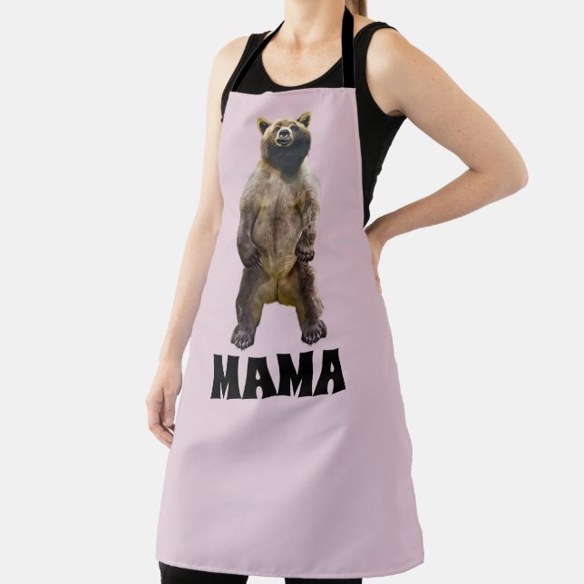 MAMA GRIZZLY BEAR MAMA FUNNY GRILLOUT SCHÜRZE (InSitu)