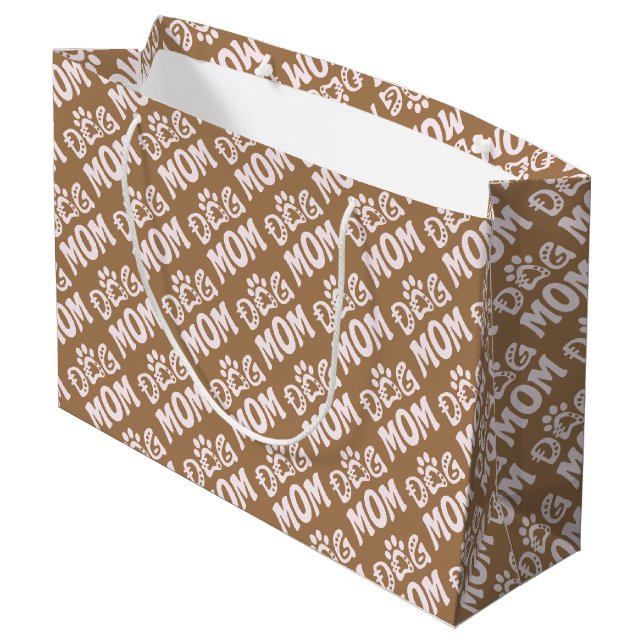 Mama Große Geschenktüte (Rückseite Schrägansicht)