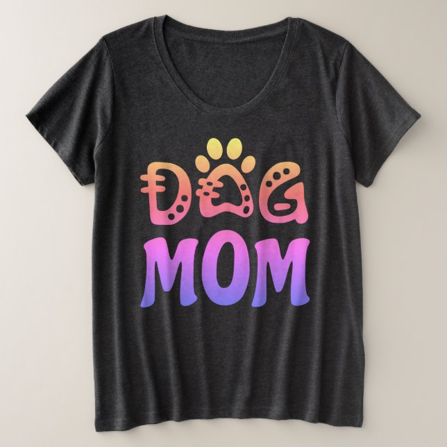 Mama Große Größe T-Shirt (Design vorne)