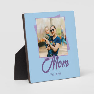 Mama Gründungjahr mit Foto Fotoplatte