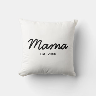 Mama Gründungsjahr Mama Personalisiertes Datum Kissen