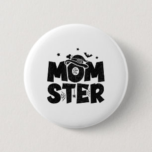 Mama Halloween Costume - Halloween Mama - Momster Button