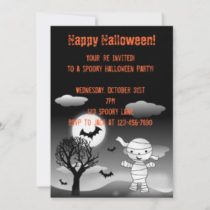 Mama Halloween-Einladung Einladung