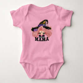 mama, Halloween, witch, baby, new born  Baby Strampler