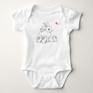 Mama Hase & Babys Baby-Bodyanzug Baby Strampler