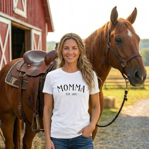 Mama hat Chic Schwarz Weiß Neues Mama-Geschenk eta T-Shirt