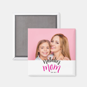 Mama hat den Kindernamen im Jahr Custom etabliert Magnet