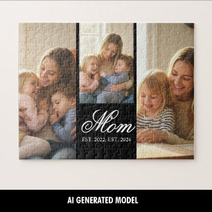 Mama hat drei Foto-Familienmomente geschaffen