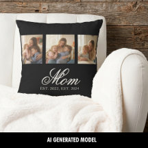 Mama hat ein elegantes Drei-Foto-Andenken erstellt