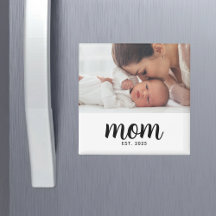Mama hat ein Fotogeschenk eingerichtet