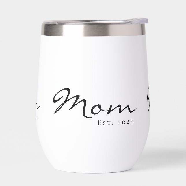Mama hat ein neues Mama-Geschenk etabliert (Links)