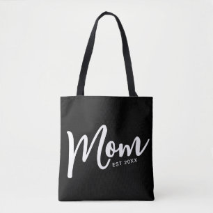 Mama hat es geschafft, weißes Skript Tasche