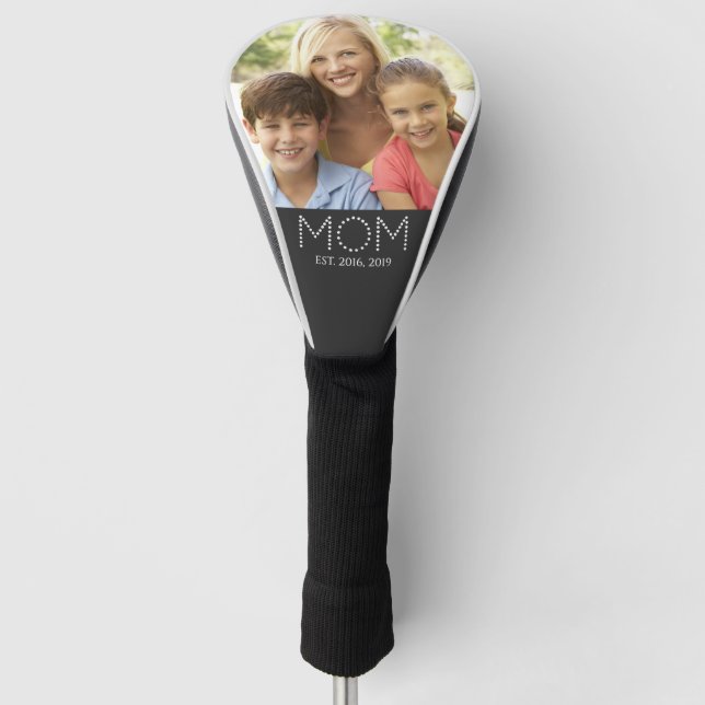 Mama hat Foto eingerichtet  Golf Headcover (Vorderseite)