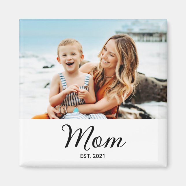 Mama hat Foto-Geschenk etabliert Magnet (Vorne)