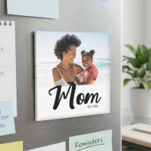 Mama hat Foto-Geschenk etabliert