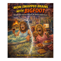 Mama hat Gehirne mit Bigfoot getauscht Lustiger Re