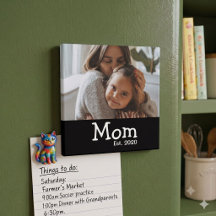 Mama hat gesagt Weiße Whimsical-Schrift