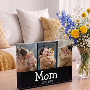 Mama hat lustigen fetten Text 3 Foto Schwarz einge