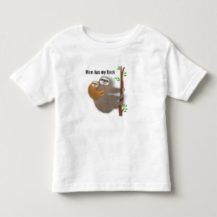 Mama hat mein Back Mommy & Me Sloth Kleinkind T-shirt