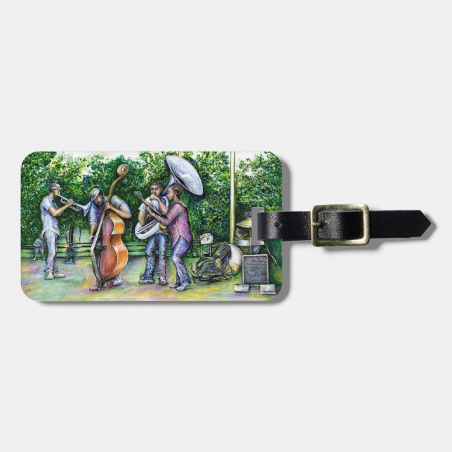 Mama hat mich nie vor Tuba-Spielern gewarnt Gepäckanhänger (Vorderseite horizontal)