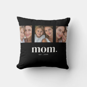 Mama hat modernen minimalistischen schwarzen 3-Fot Kissen