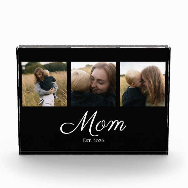Mama hat modernes fettes Skript Schwarz 3 Foto (Vorderseite)
