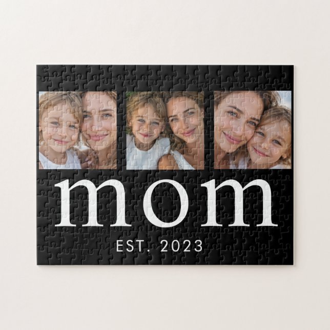 Mama hat modernes Minimal-3-Foto eingerichtet (Horizontal)