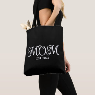 Mama hat modernes minimalistisches Skript erstellt Tasche