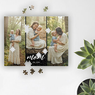 Mama hat modernes Skript 3 Foto eingerichtet