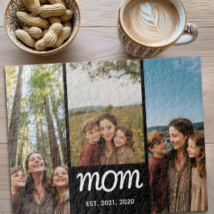 Mama hat modernes Skript 3 Foto eingerichtet